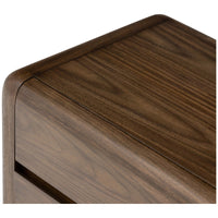 Four Hands Brynn Nightstand - Dark Walnut Veneer