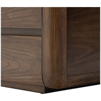 Four Hands Brynn Nightstand - Dark Walnut Veneer