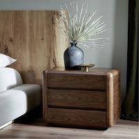 Four Hands Brynn Nightstand - Dark Walnut Veneer