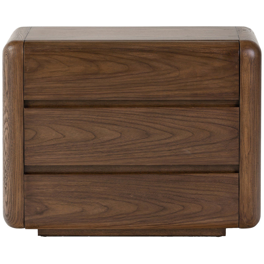 Four Hands Brynn Nightstand - Dark Walnut Veneer