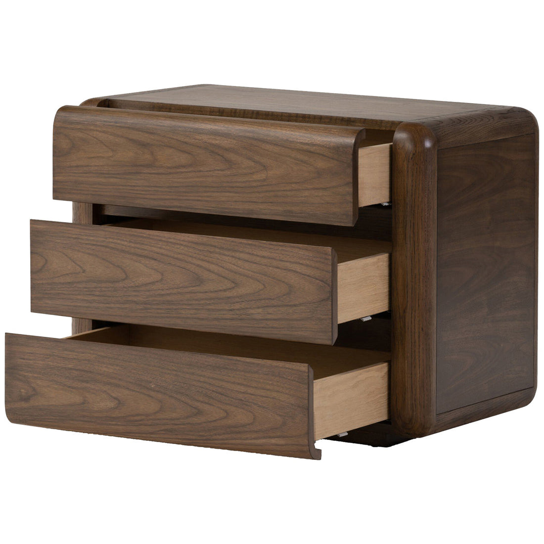 Four Hands Brynn Nightstand - Dark Walnut Veneer