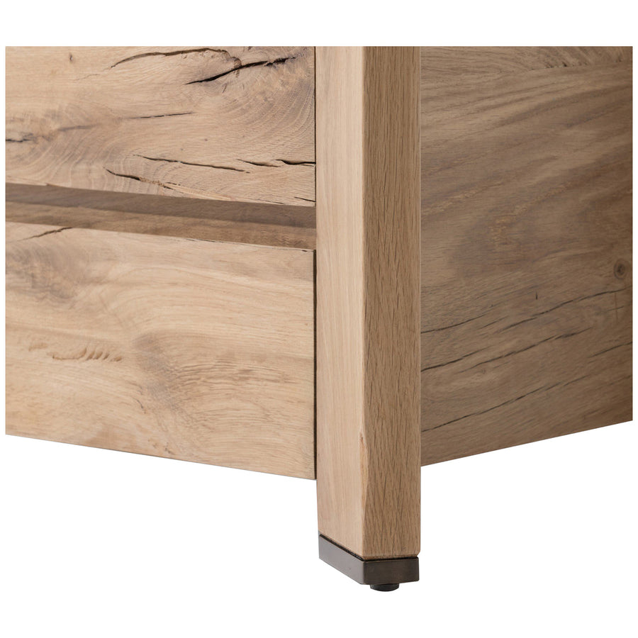 Four Hands Cassio Nightstand - Natural Reclaimed French Oak