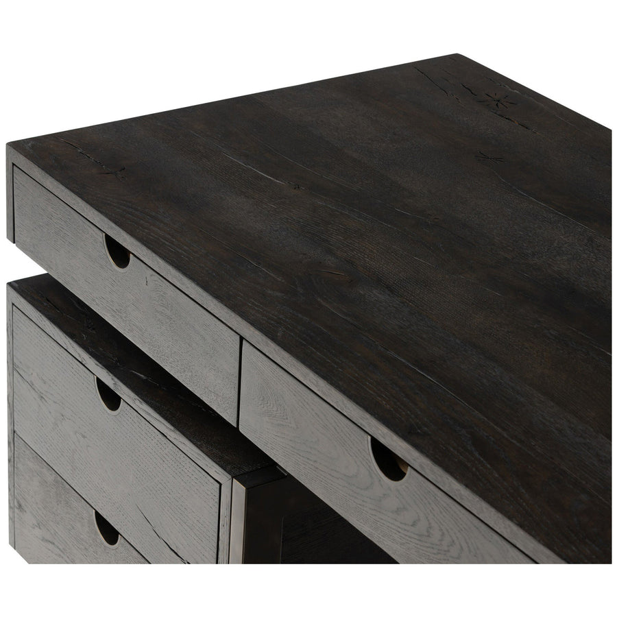 Four Hands Augusto Desk - Dark Espresso Reclaimed French Oak