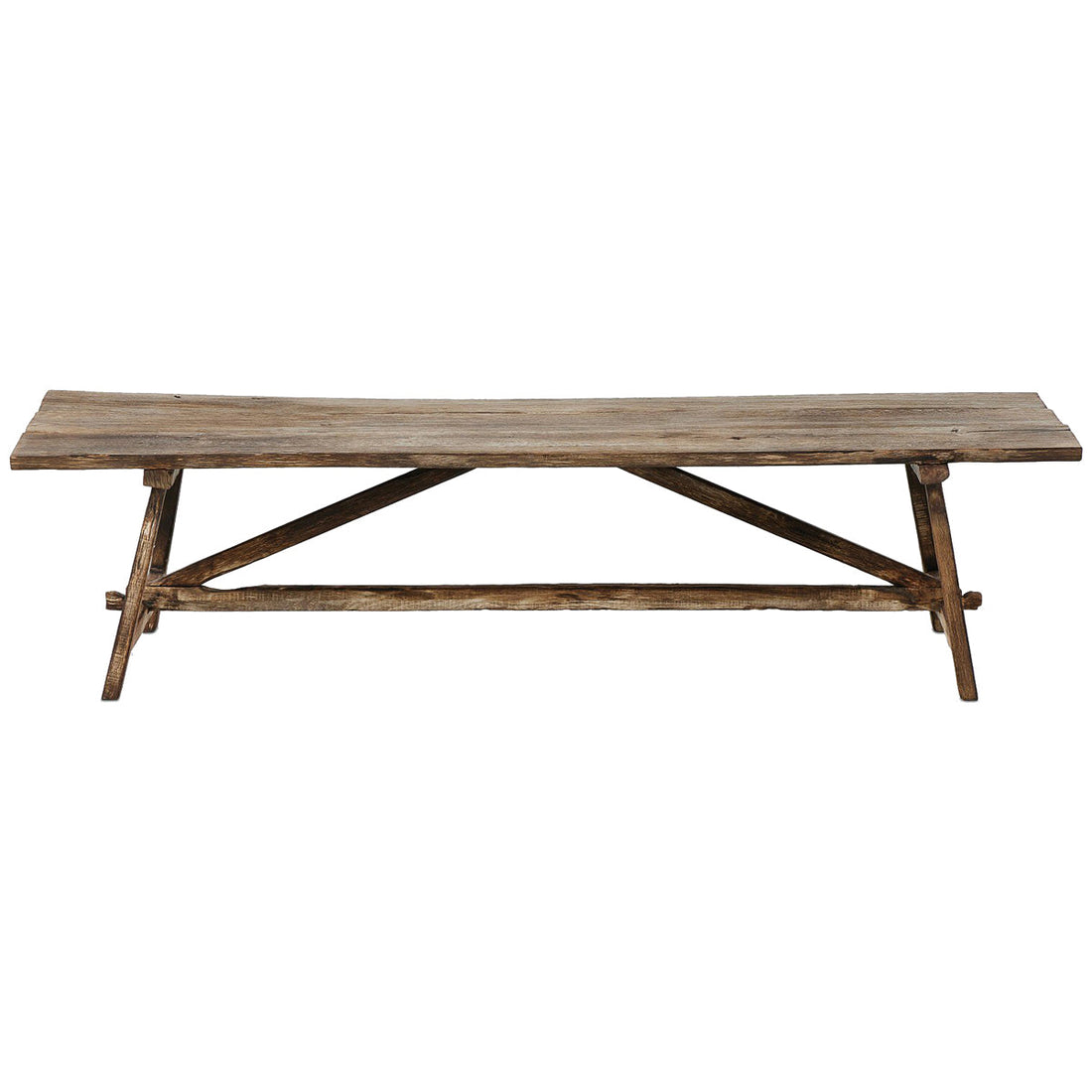 Four Hands Elio Coffee Table - Burnt Bleached Oak