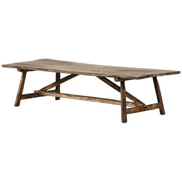 Four Hands Elio Coffee Table - Burnt Bleached Oak