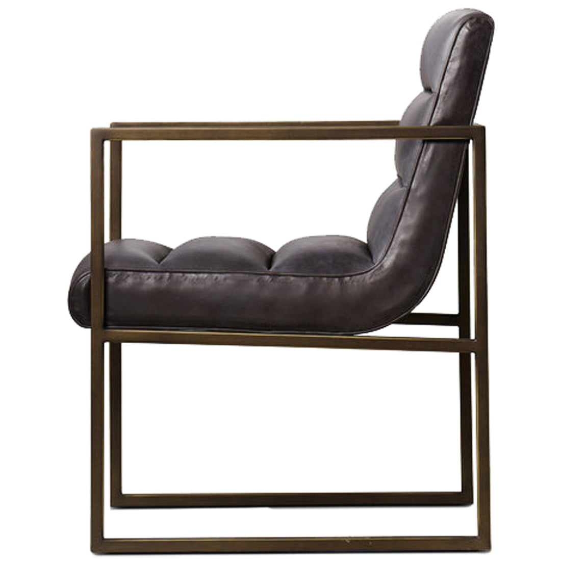 Sonder Living Noah Arm Chair - Saddle Brown