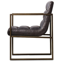 Sonder Living Noah Arm Chair - Saddle Brown