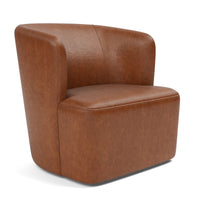 Made Goods Arius Plush Accent Swivel Chair