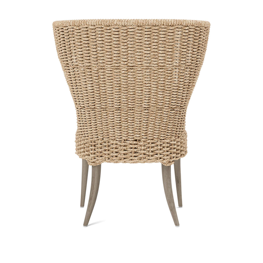 Made Goods Arla Faux Rope Outdoor Dining Chair in Alsek Fabric