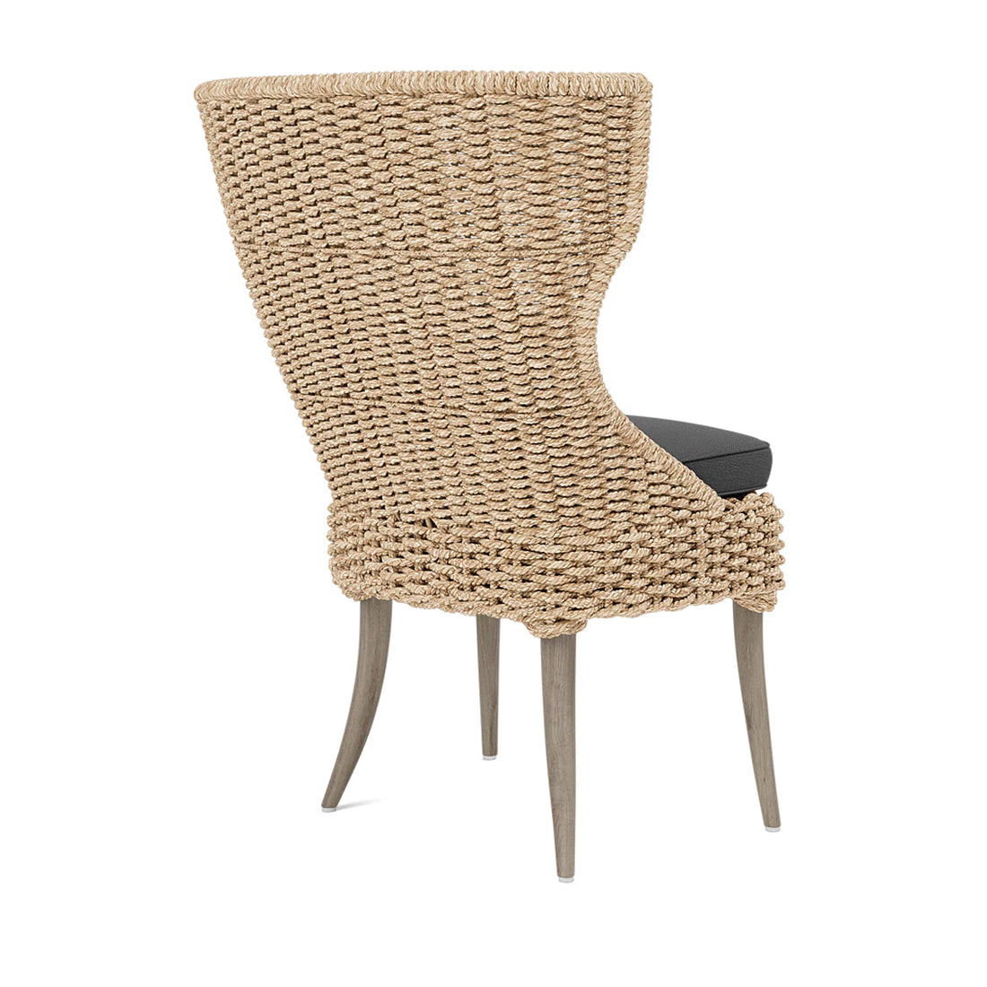 Made Goods Arla Faux Rope Outdoor Dining Chair in Alsek Fabric