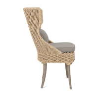 Made Goods Arla Faux Rope Outdoor Dining Chair in Alsek Fabric