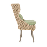 Made Goods Arla Faux Rope Outdoor Dining Chair in Clyde Fabric