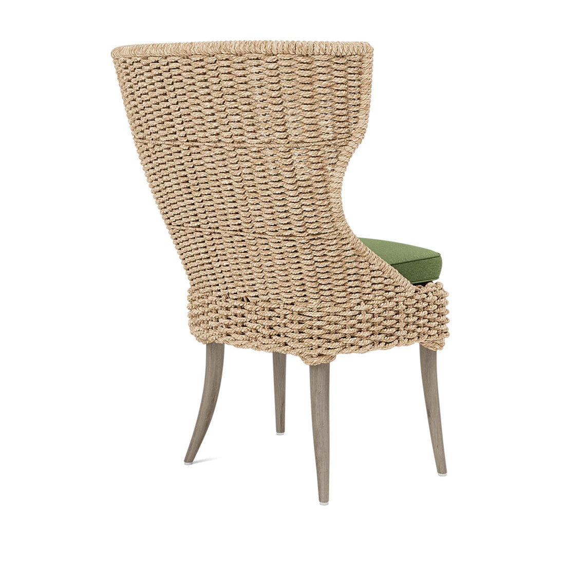 Made Goods Arla Faux Rope Outdoor Dining Chair in Havel Velvet