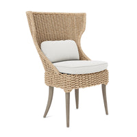 Made Goods Arla Faux Rope Outdoor Dining Chair in Pagua Fabric