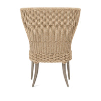 Made Goods Arla Faux Rope Outdoor Dining Chair in Pagua Fabric