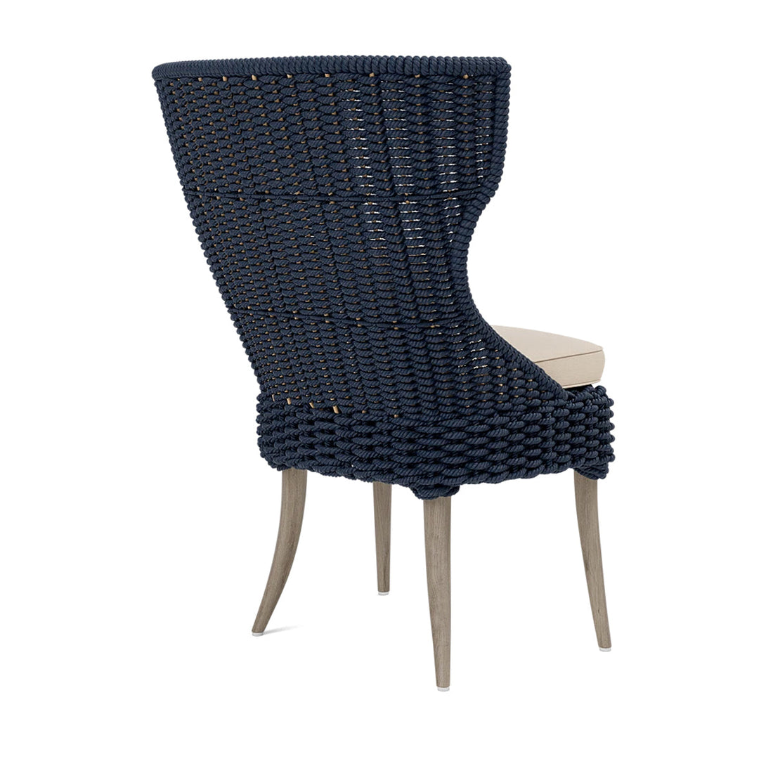 Made Goods Arla Faux Rope Outdoor Dining Chair in Alsek Fabric