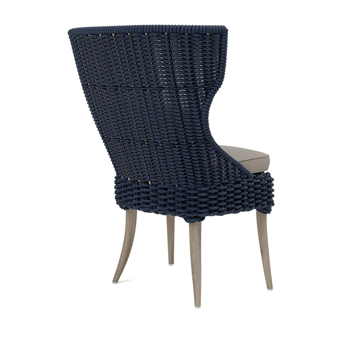 Made Goods Arla Faux Rope Outdoor Dining Chair in Alsek Fabric