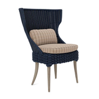 Made Goods Arla Faux Rope Outdoor Dining Chair in Clyde Fabric