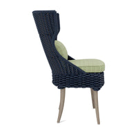 Made Goods Arla Faux Rope Outdoor Dining Chair in Clyde Fabric