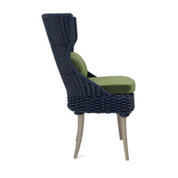 Made Goods Arla Faux Rope Outdoor Dining Chair in Havel Velvet