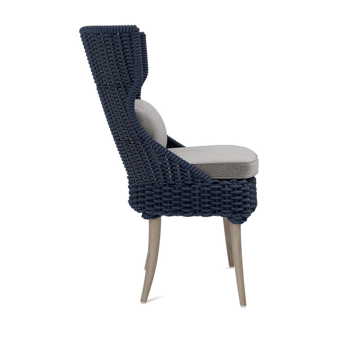 Made Goods Arla Faux Rope Outdoor Dining Chair in Havel Velvet