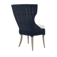 Made Goods Arla Faux Rope Outdoor Dining Chair in Pagua Fabric