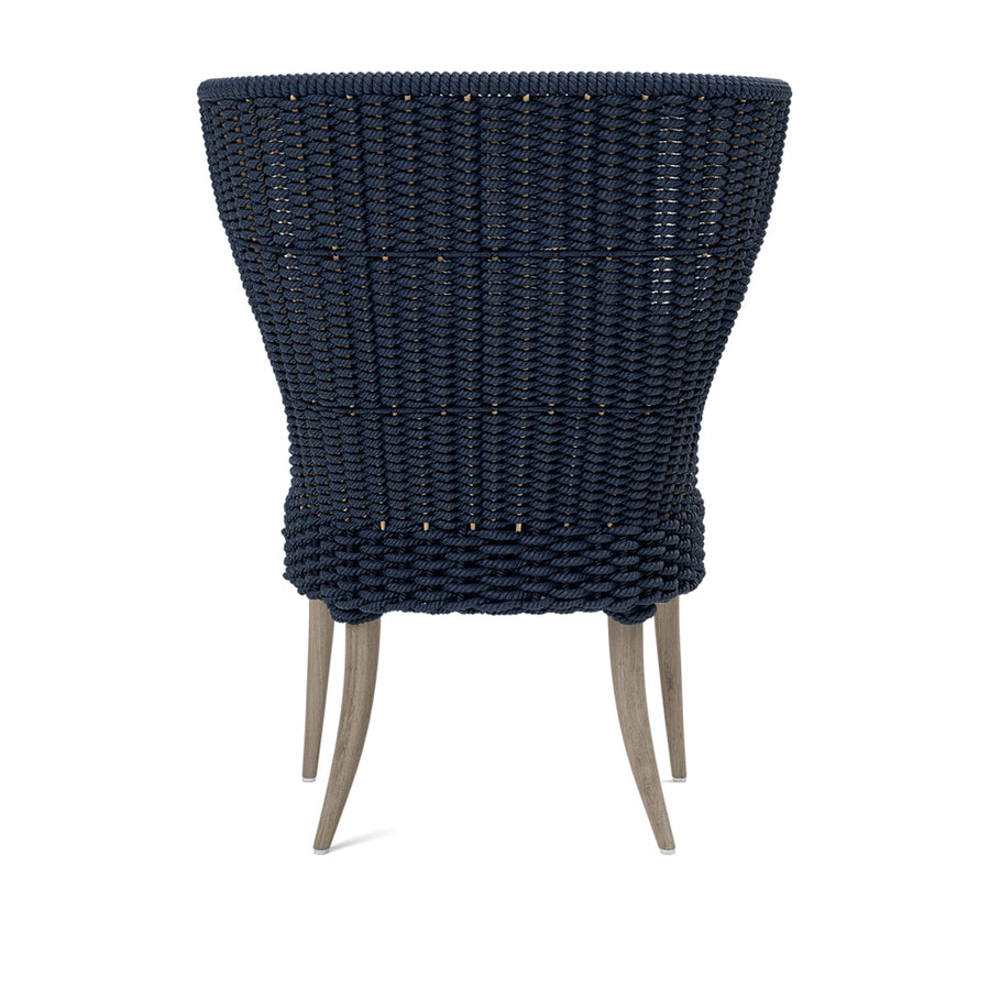 Made Goods Arla Faux Rope Outdoor Dining Chair in Weser Fabric