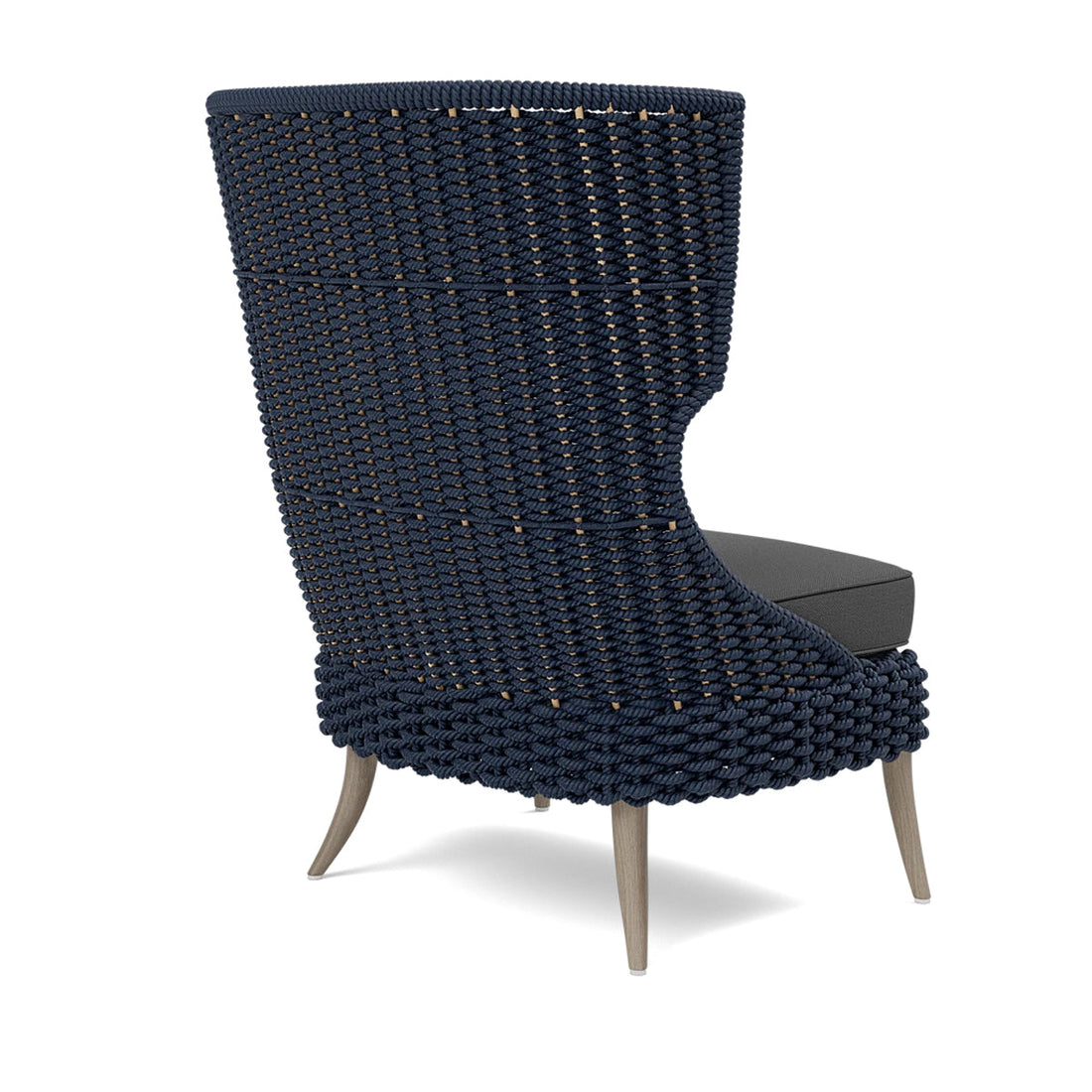 Made Goods Arla Wingback Outdoor Lounge Chair in Alsek Fabric