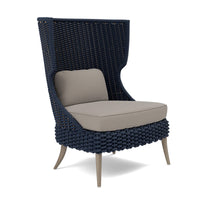 Made Goods Arla Wingback Outdoor Lounge Chair in Alsek Fabric