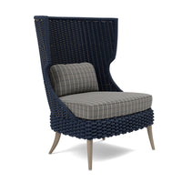 Made Goods Arla Wingback Outdoor Lounge Chair in Clyde Fabric