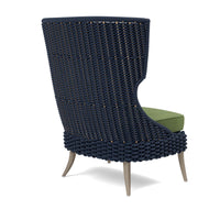 Made Goods Arla Wingback Outdoor Lounge Chair in Havel Velvet