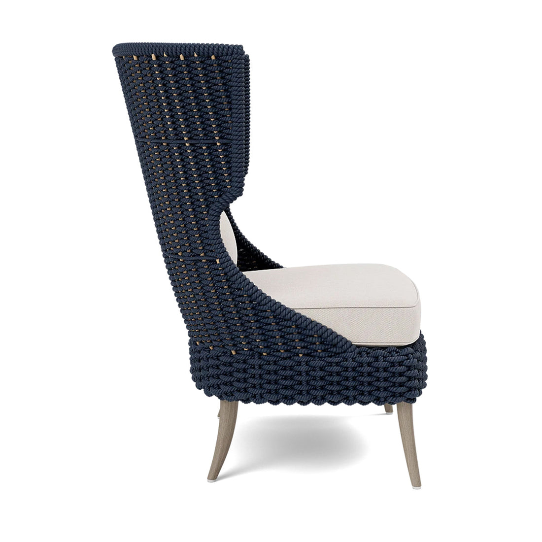 Made Goods Arla Wingback Outdoor Lounge Chair in Pagua Fabric