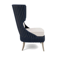 Made Goods Arla Wingback Outdoor Lounge Chair in Pagua Fabric