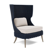 Made Goods Arla Wingback Outdoor Lounge Chair in Pagua Fabric