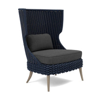 Made Goods Arla Wingback Outdoor Lounge Chair in Pagua Fabric