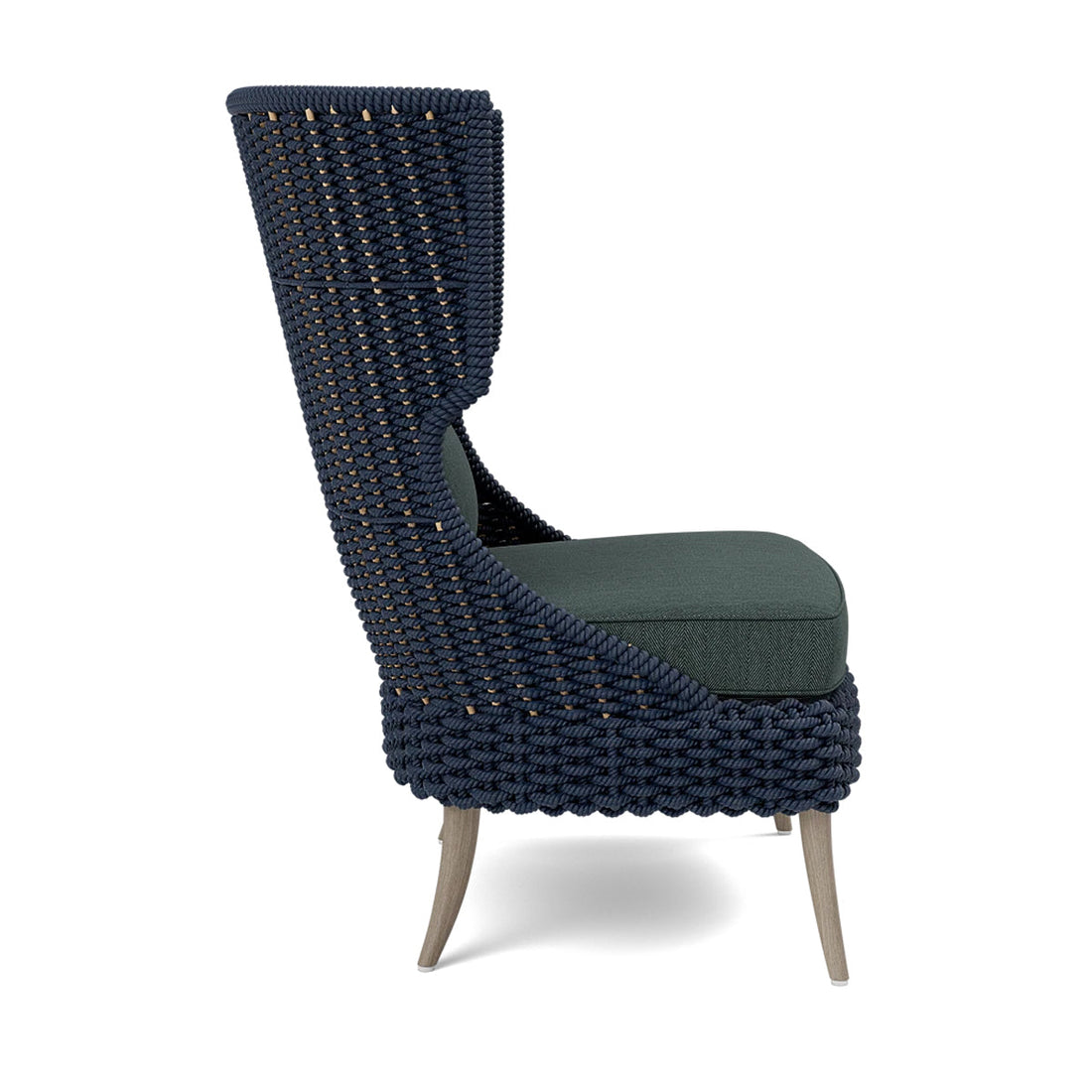 Made Goods Arla Wingback Outdoor Lounge Chair in Pagua Fabric