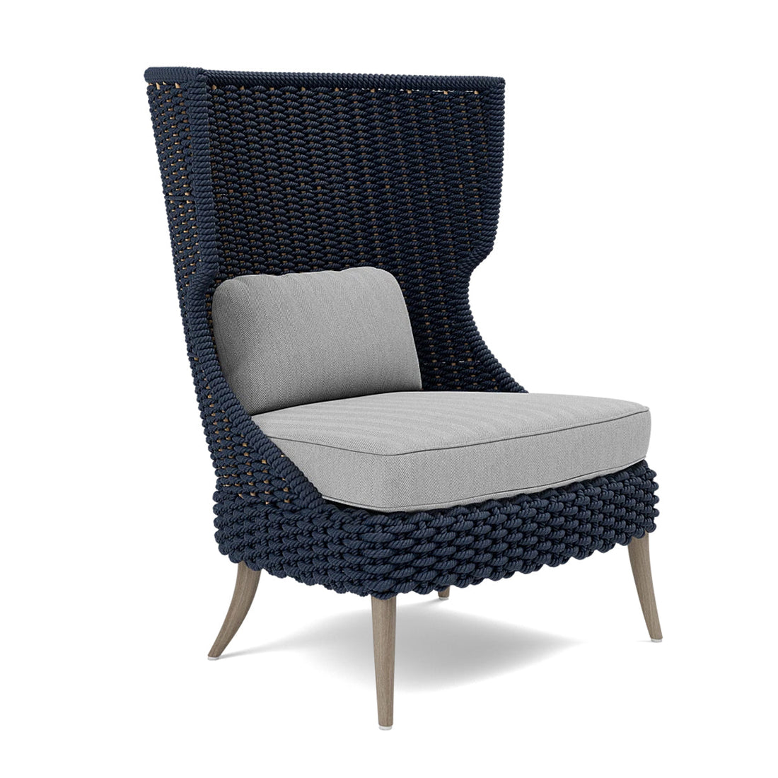 Made Goods Arla Wingback Outdoor Lounge Chair in Pagua Fabric