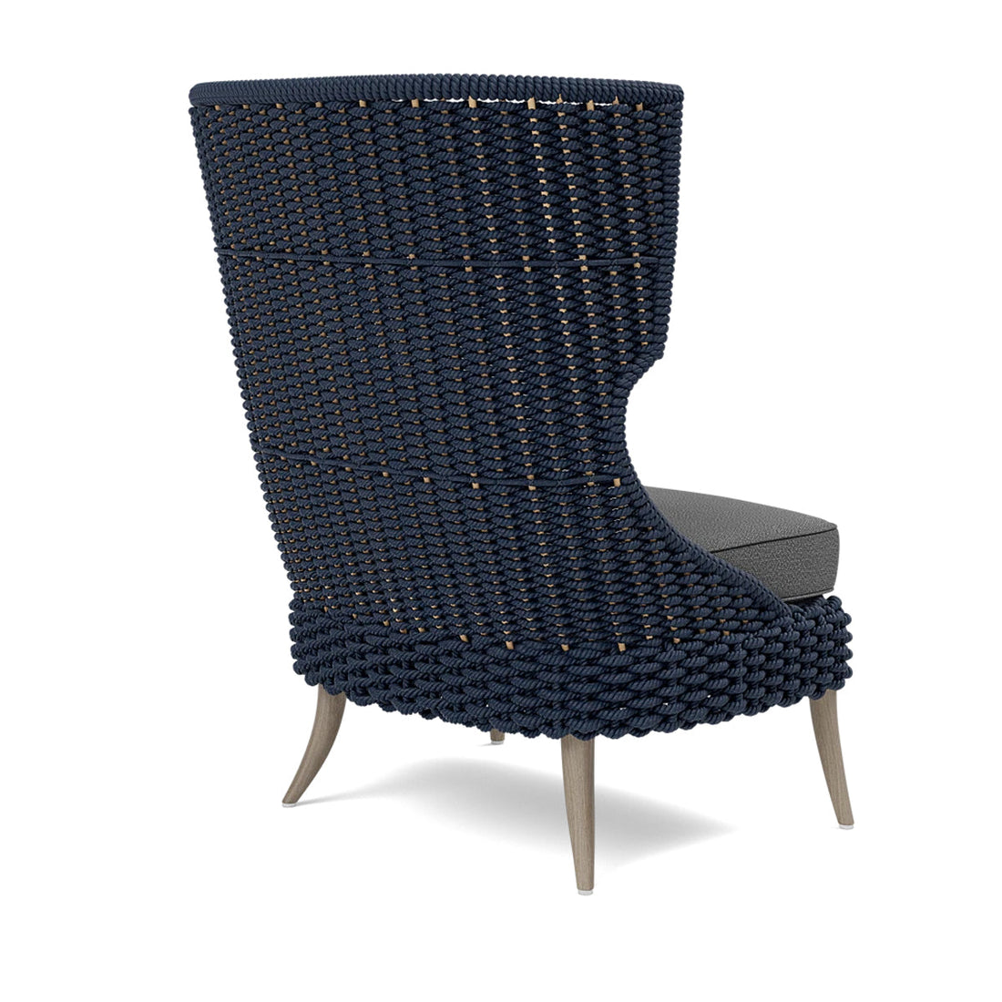 Made Goods Arla Wingback Outdoor Lounge Chair in Weser Fabric