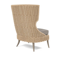 Made Goods Arla Wingback Outdoor Lounge Chair in Alsek Fabric