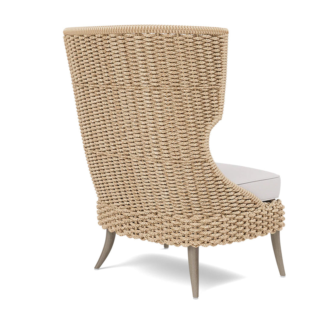 Made Goods Arla Wingback Outdoor Lounge Chair in Alsek Fabric