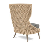 Made Goods Arla Wingback Outdoor Lounge Chair in Clyde Fabric