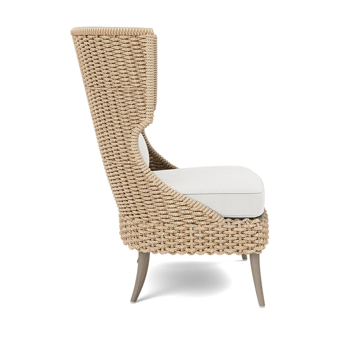 Made Goods Arla Wingback Outdoor Lounge Chair in Pagua Fabric