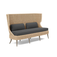 Made Goods Arla Faux Rope Outdoor Sofa in Alsek Fabric