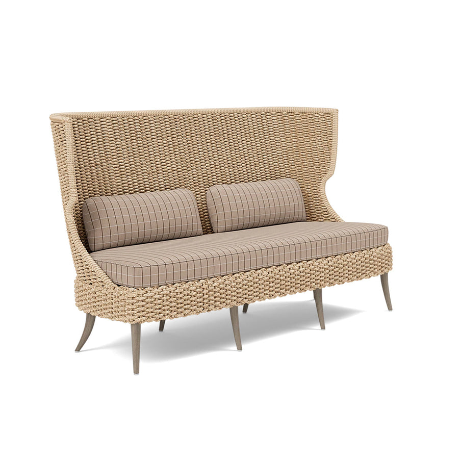 Made Goods Arla Faux Rope Outdoor Sofa in Clyde Fabric