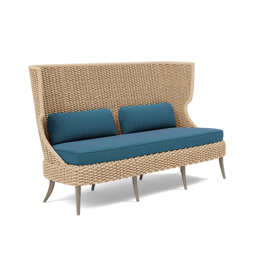 Made Goods Arla Faux Rope Outdoor Sofa in Pagua Fabric