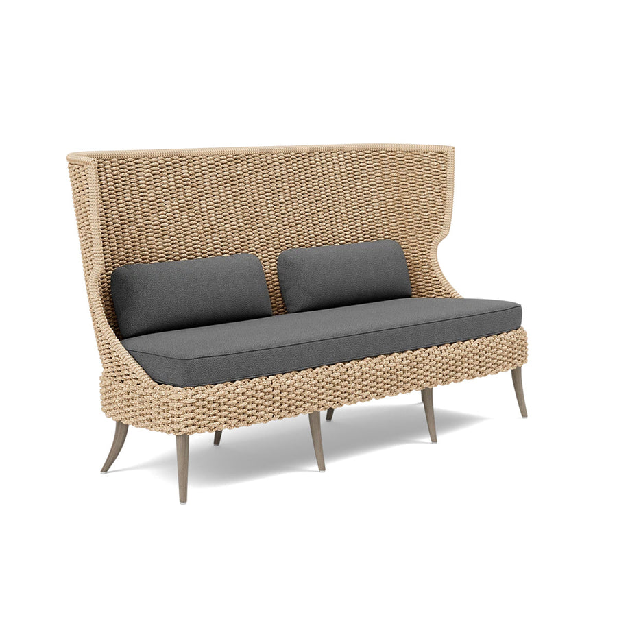 Made Goods Arla Faux Rope Outdoor Sofa in Weser Fabric