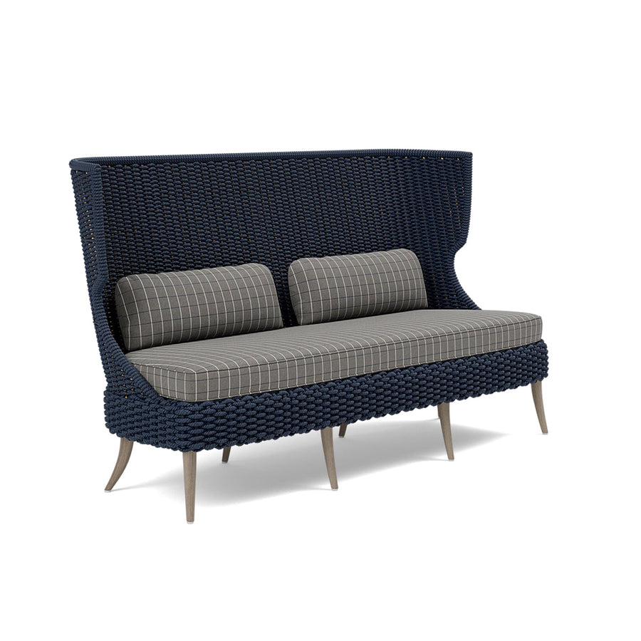 Made Goods Arla Faux Rope Outdoor Sofa in Clyde Fabric