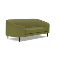 Made Goods Basset Contemporary Cabriole-Style Sofa in Aras Mohair