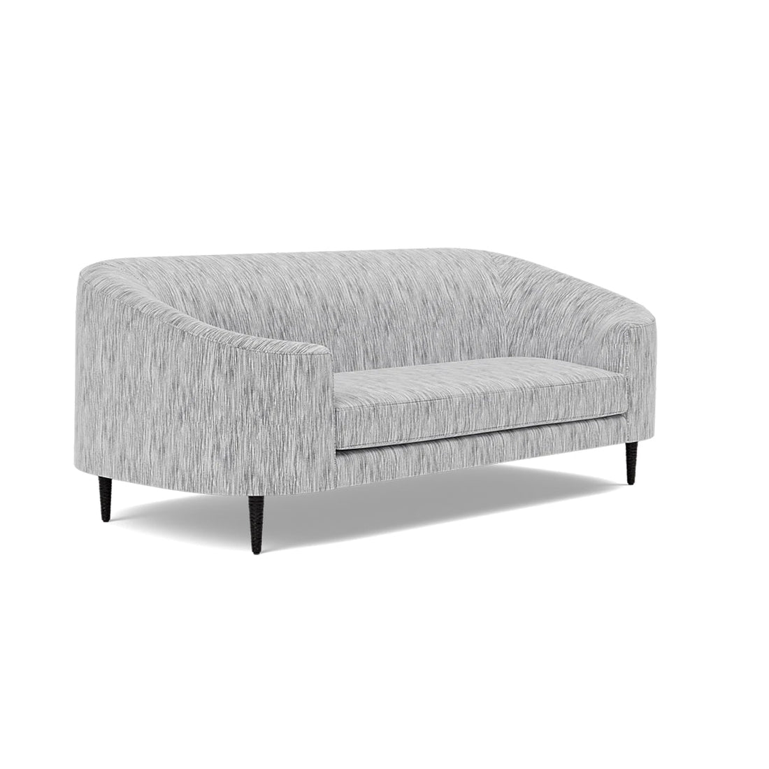 Made Goods Basset Contemporary Cabriole-Style Sofa in Danube Fabric