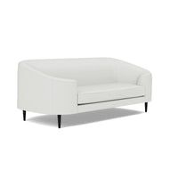 Made Goods Basset Contemporary Cabriole-Style Sofa, Garonne Leather